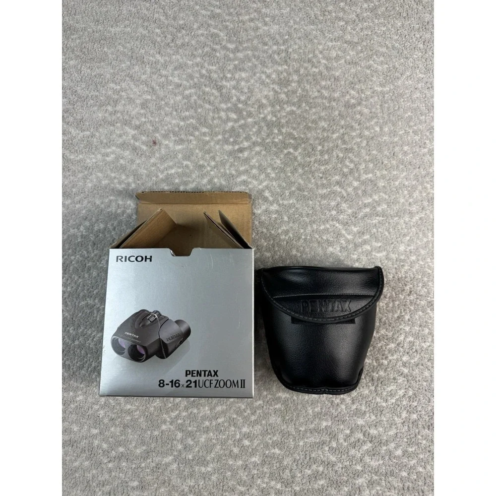 PENTAX 8-16x21 UCF ZOOM II Binoculars 16x Magnification 21mm‎ Black
